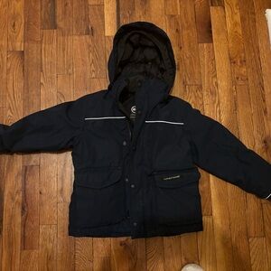 AUTHENTIC Canada Goose Lynx Parker WITHOUT FUR ON HOOD size 6-7 boys